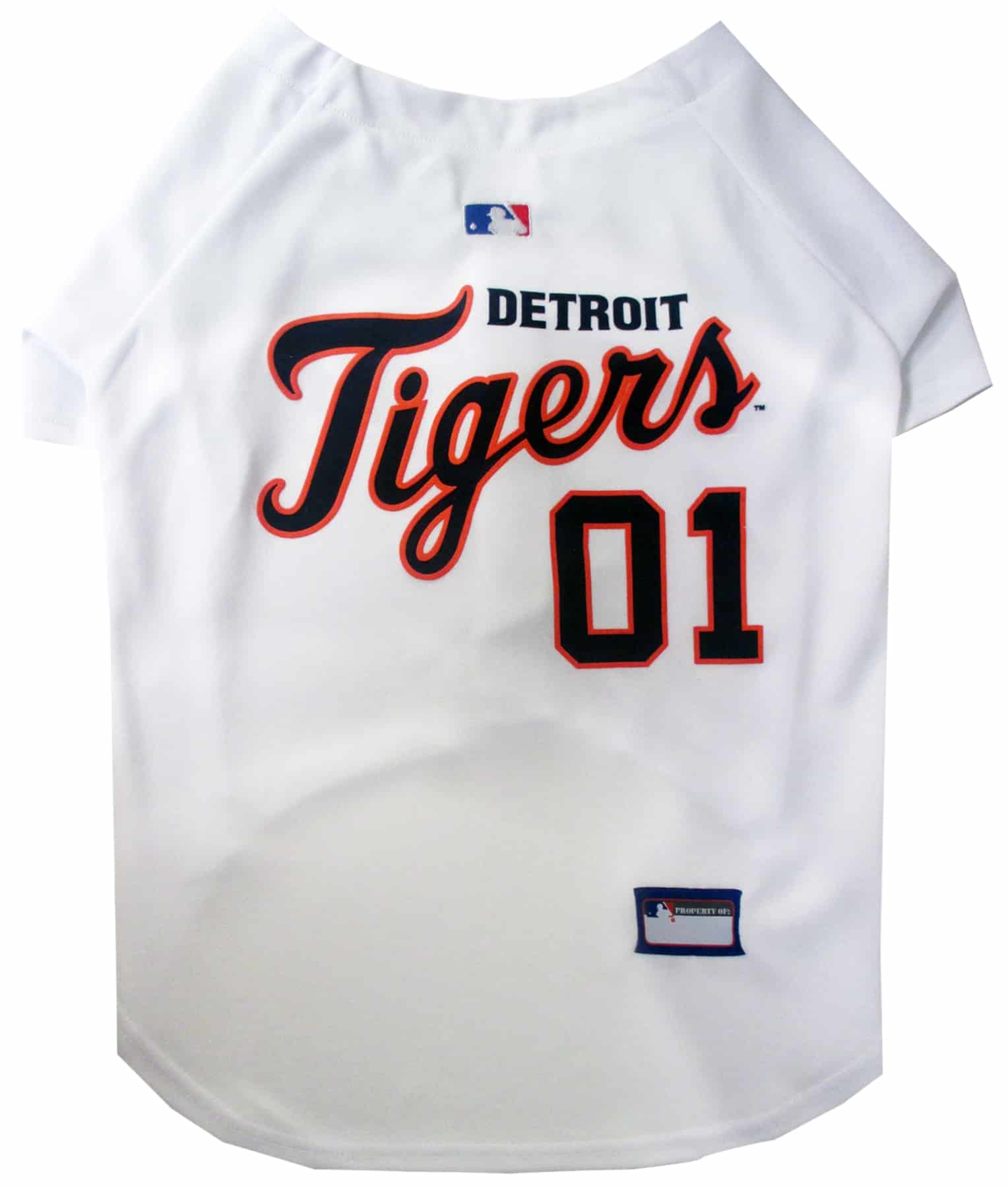 Detroit Tigers Dog Jersey - White – Pet 