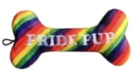 Pride Pup Bone Plush Dog Toy