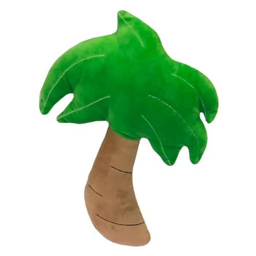 Palm Tree Plush Dog Toy