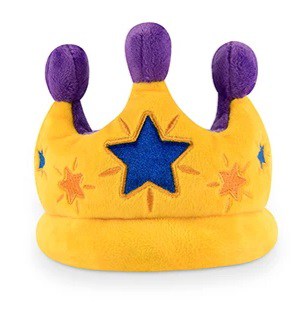 Party Crown Plush Dog Toy
