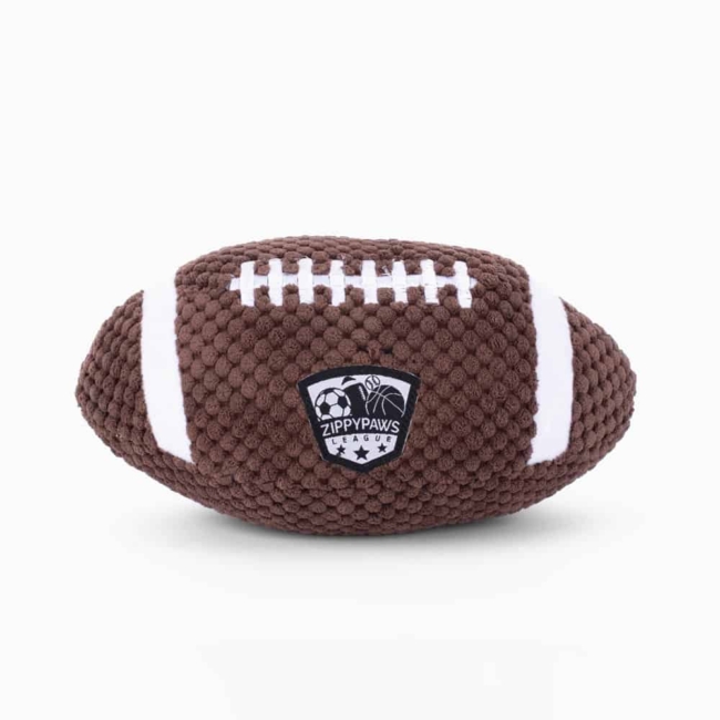Football Plush Dog Toy