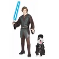 Anakin Skywalker and Darth Vader Human and Dog Costume Set