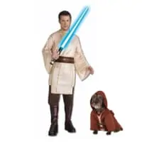 Jedi Star Wars Human and Dog Matching Costume Set