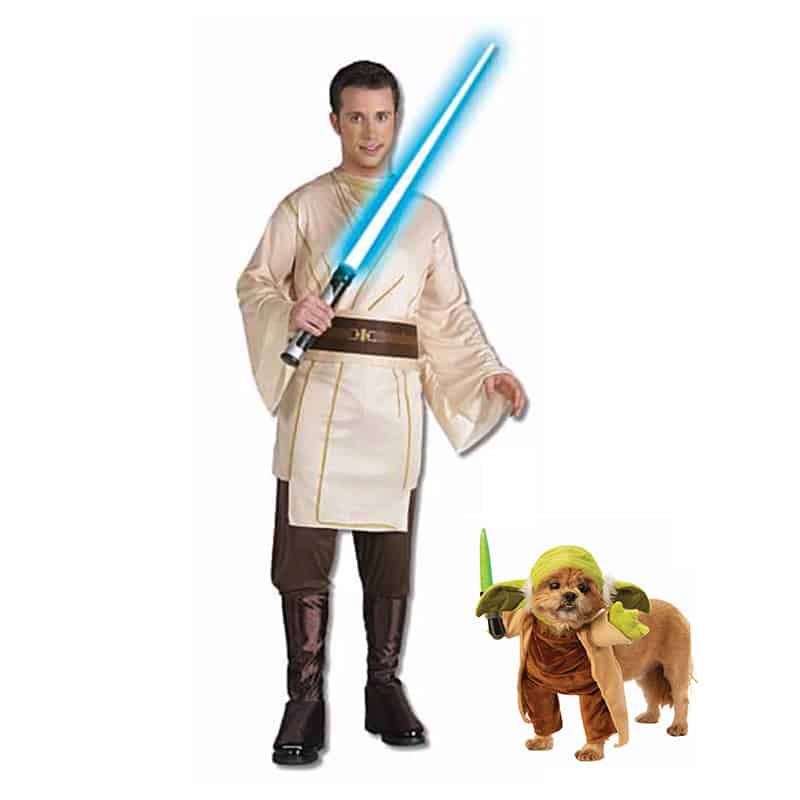 helpen Rendezvous Ijsbeer Jedi Star Wars Human & Pet Matching Costume - Pet Costume Center