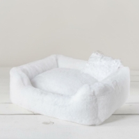 Luxury Divine Dog Bed (white)